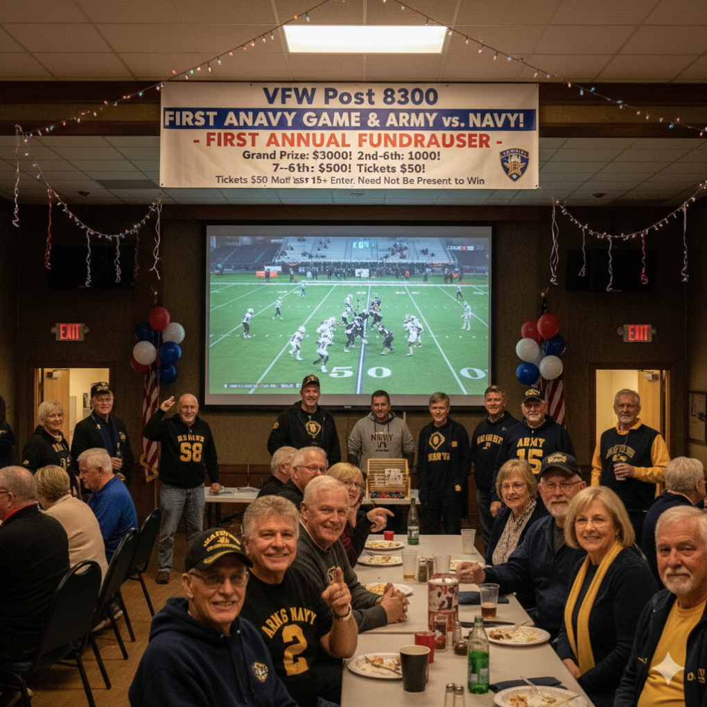 VFW Post 8300 Army-Navy Game Fundraiser 2025